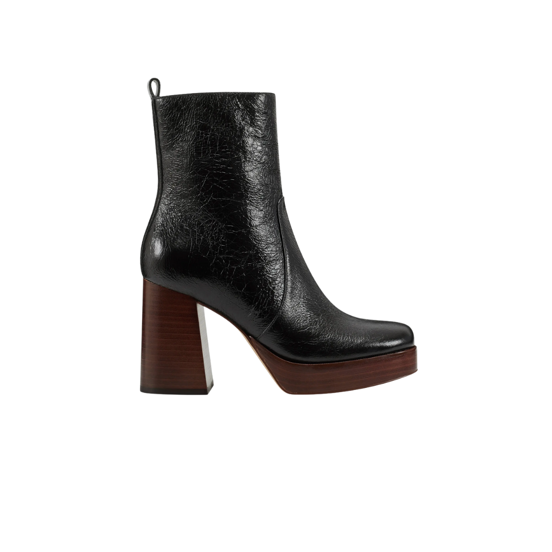 Marysa Block Heel Platform Bootie
