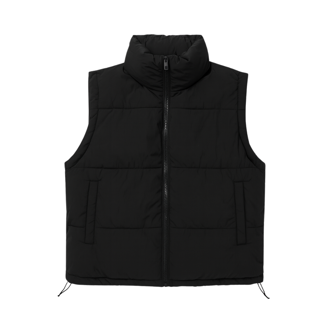 Sleeveless Stand Collar Puffer Vest