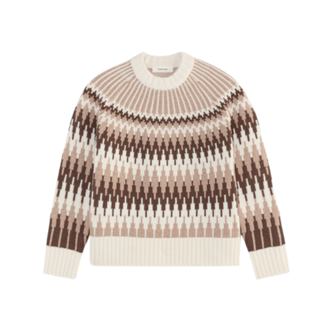 新品 soloist fair isle crew neck sweater. Fair Isle Crewneck Sweater In Brushed Yarn For Women | J.Crew
