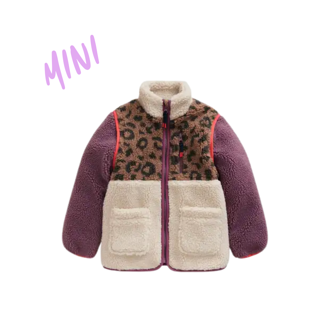 COLORBLOCK HIGH PILE FLEECE 2-IN-1 JACKET