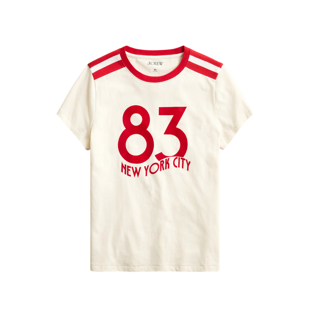 Shrunken-fit New York 83 graphic T-shirt