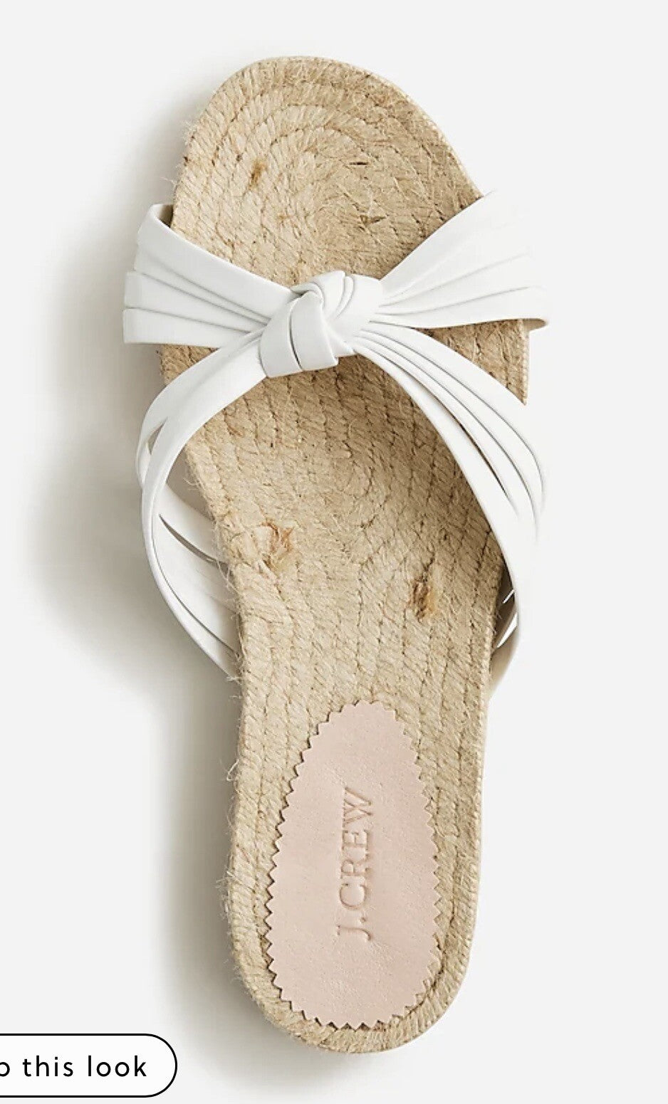 Made in Spain Knotted Espadrille Slides