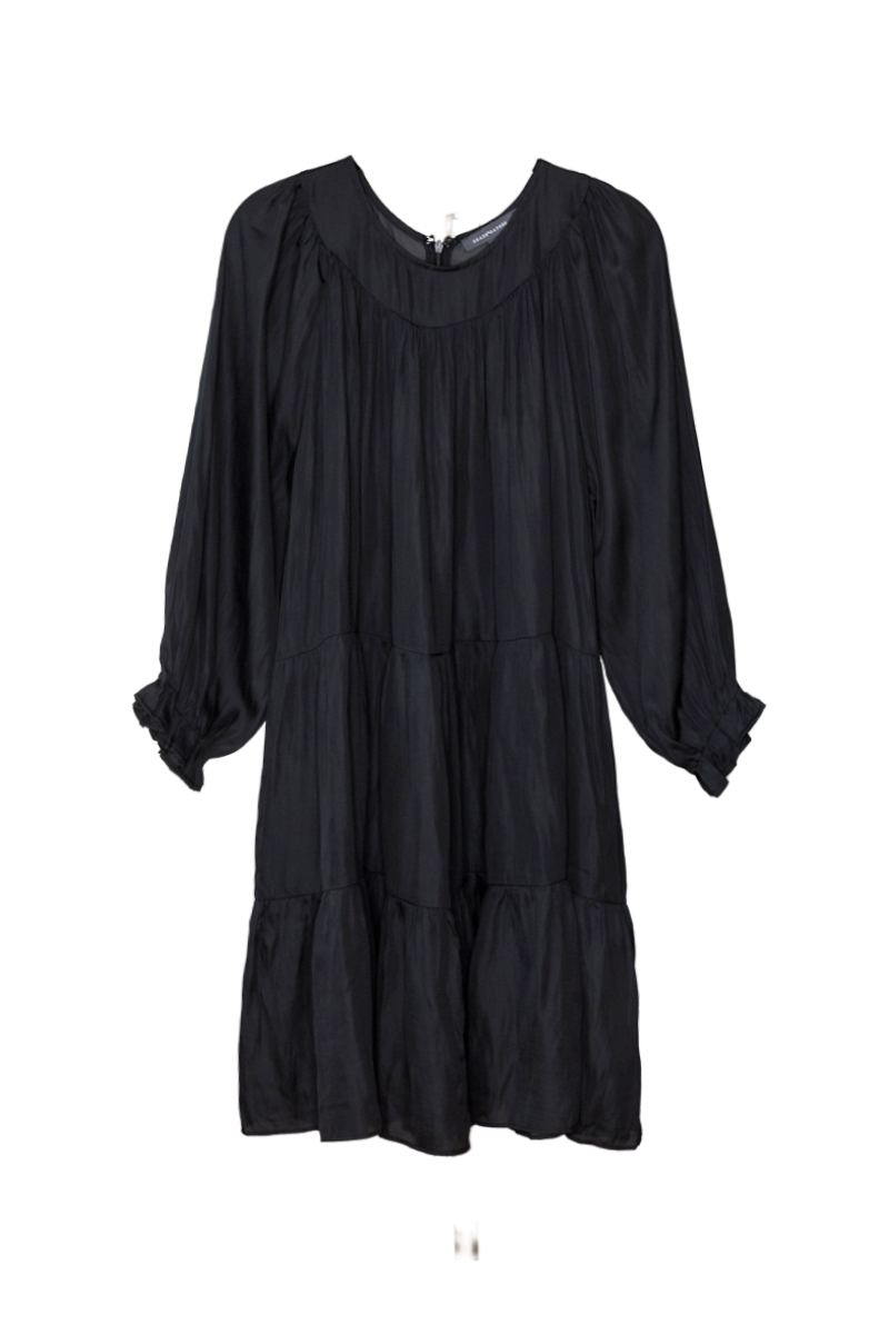 Shirred Tiered Dress