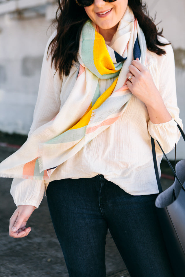 Striped Traveler Scarf