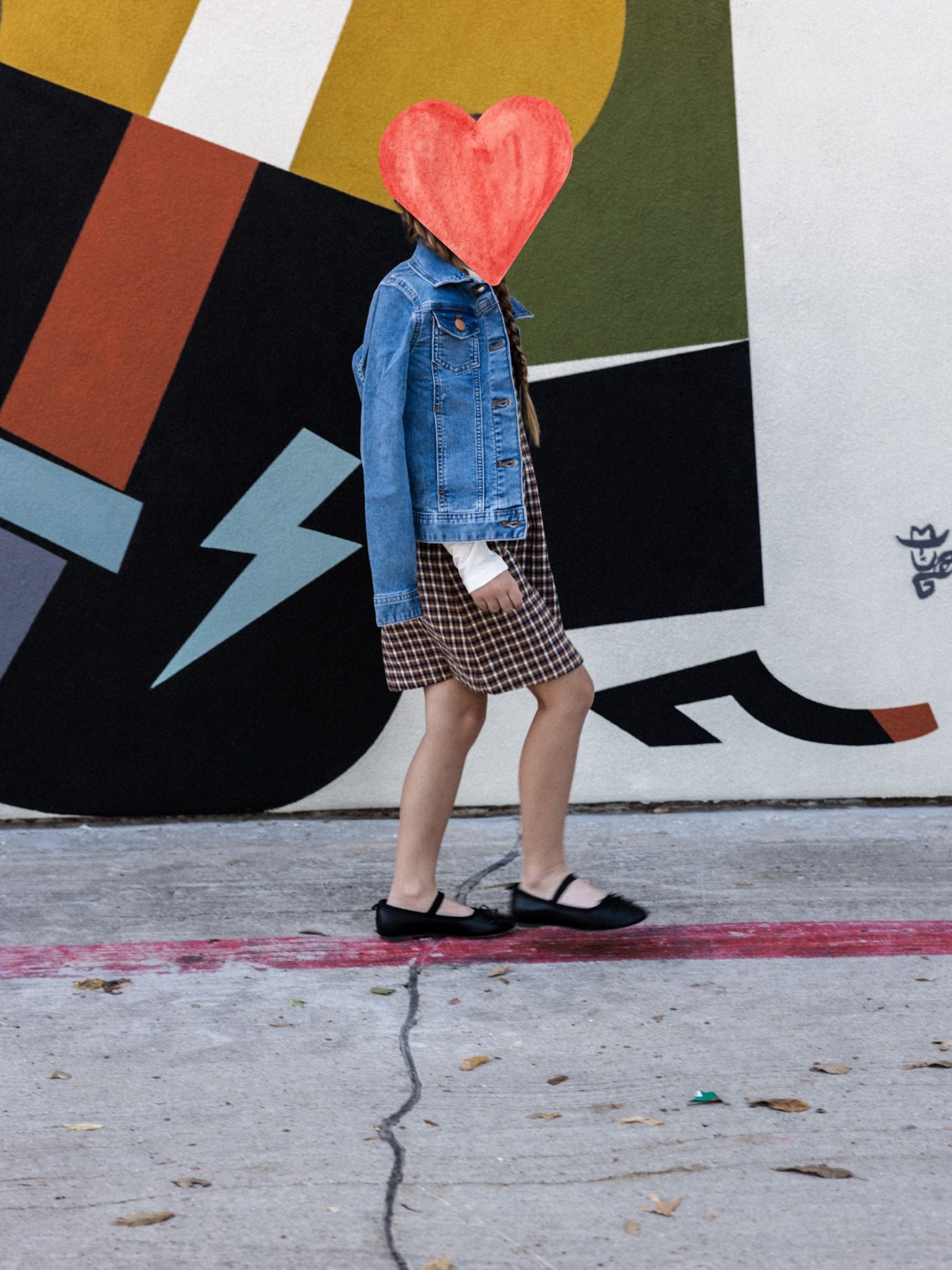 Girls' denim jacket