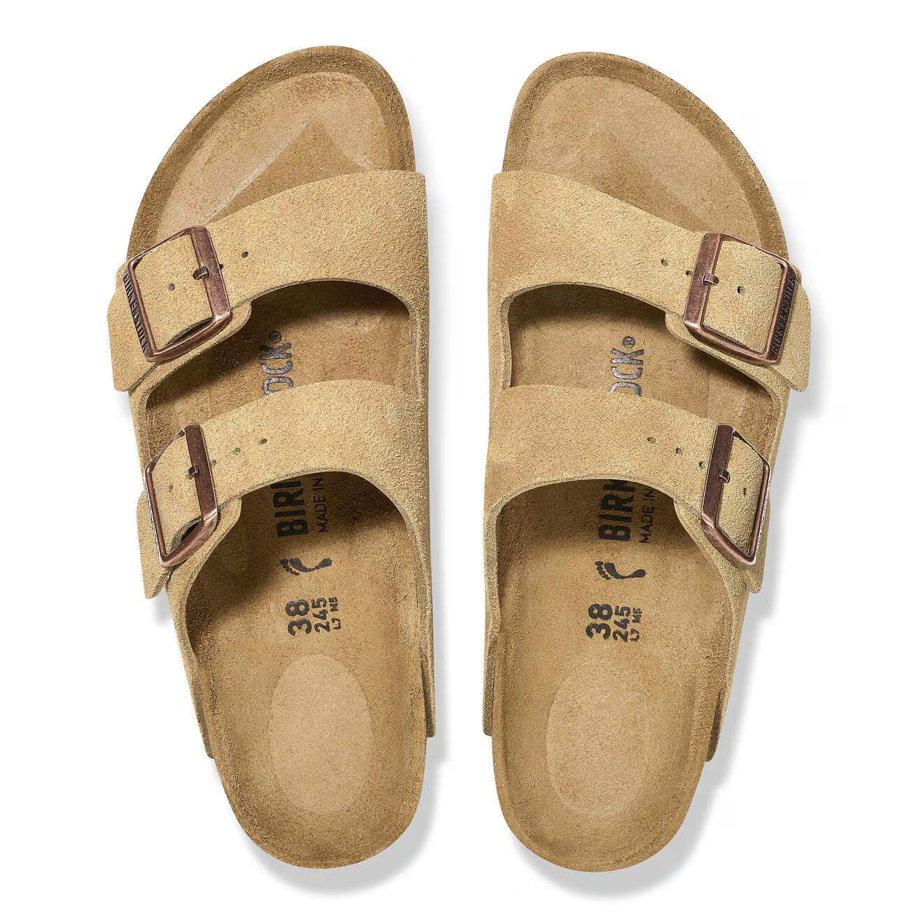 Birkenstock Arizona Suede Soft Footbed