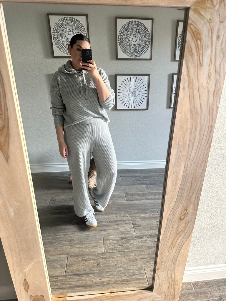 CashSoft Shaker-Stitch Sweater Hoodie