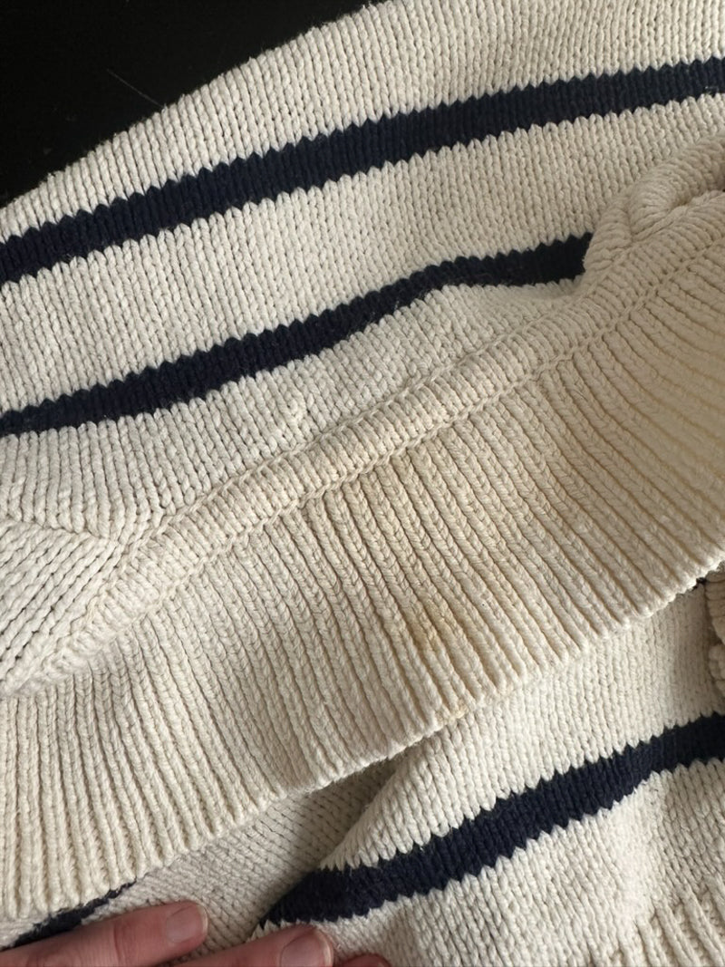 Dedham Polo Sweater in Stripe