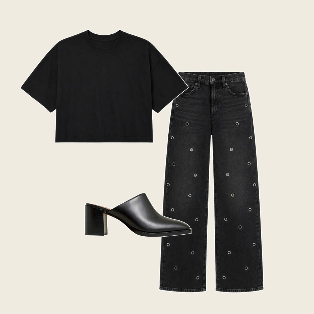 Hendrix Crystal Embellished Eyelet Jeans
