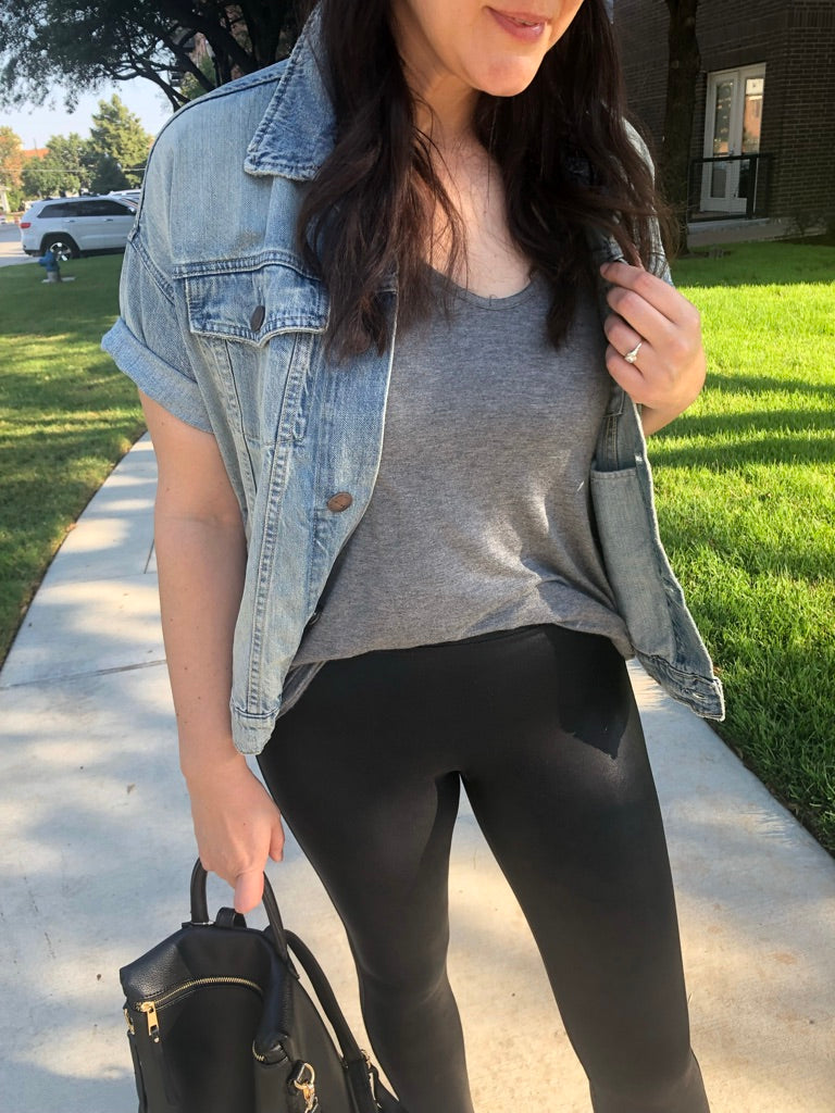 Short Sleeve Denim Jacket