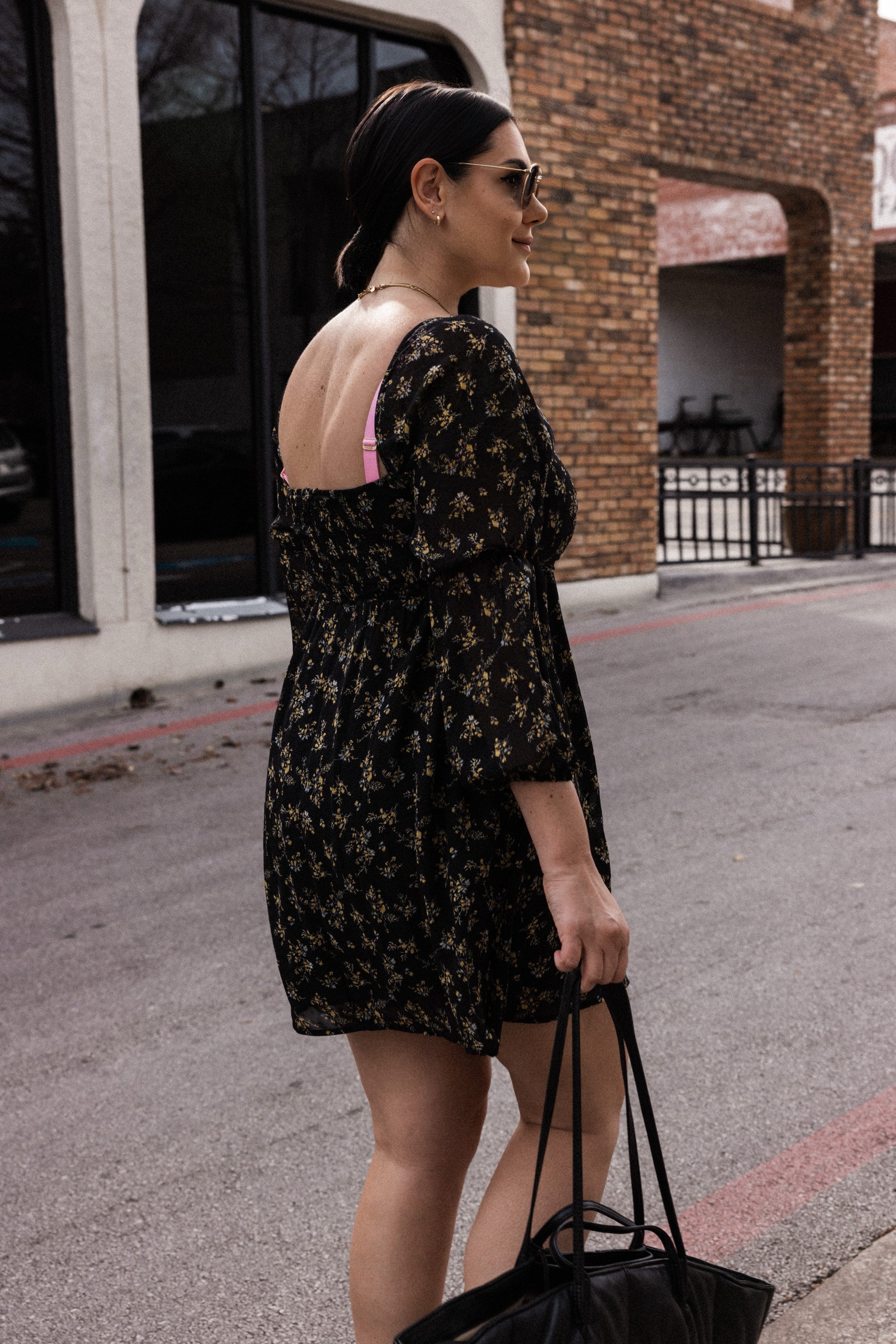 Long Sleeve Floral Dress