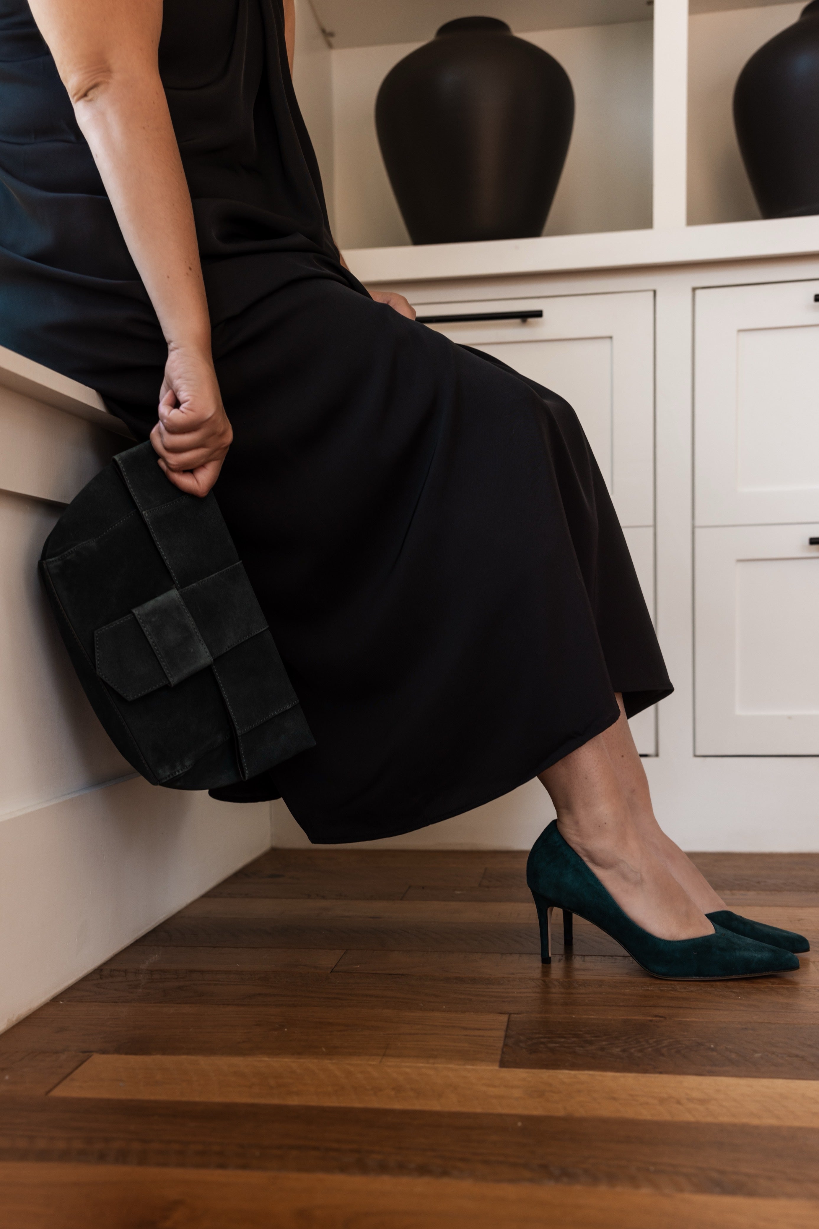 Suede d'Orsay Pump