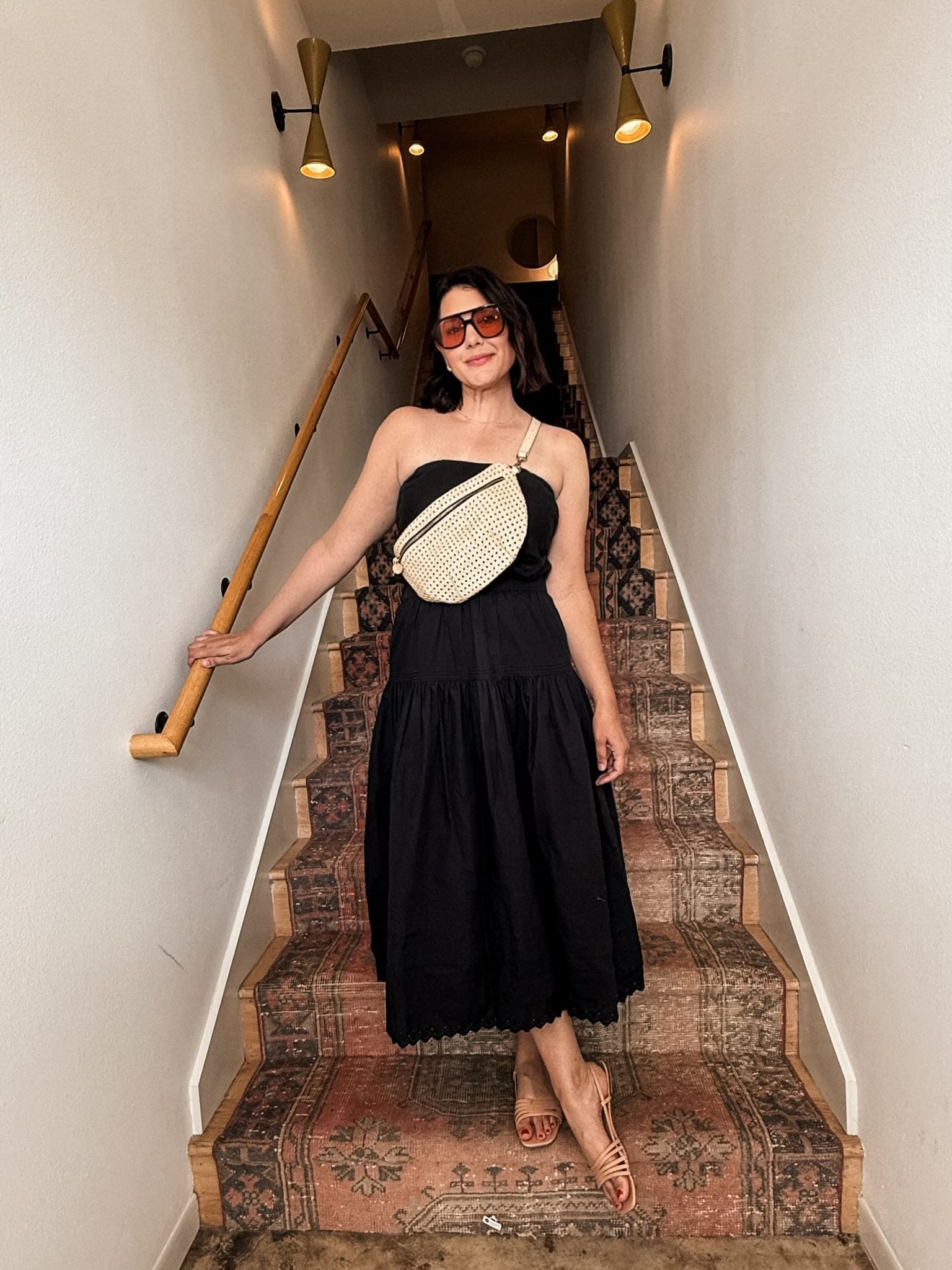 100% Organic Cotton Poplin Pintuck Maxi Skirt