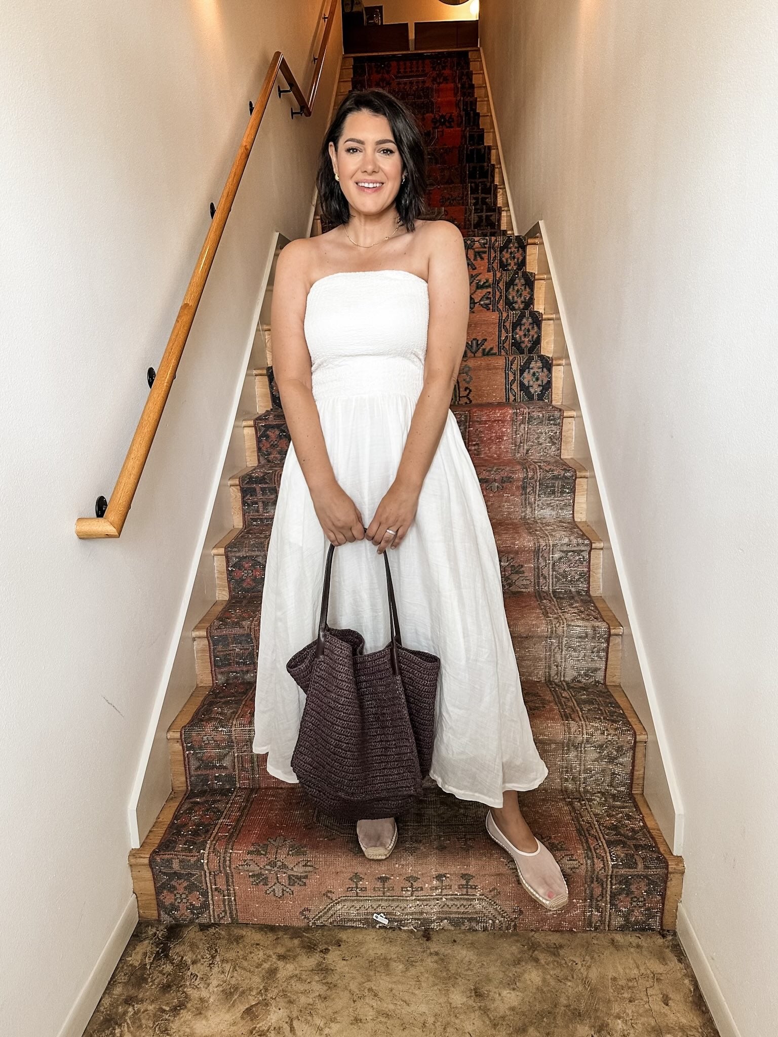 Strapless mixy dress