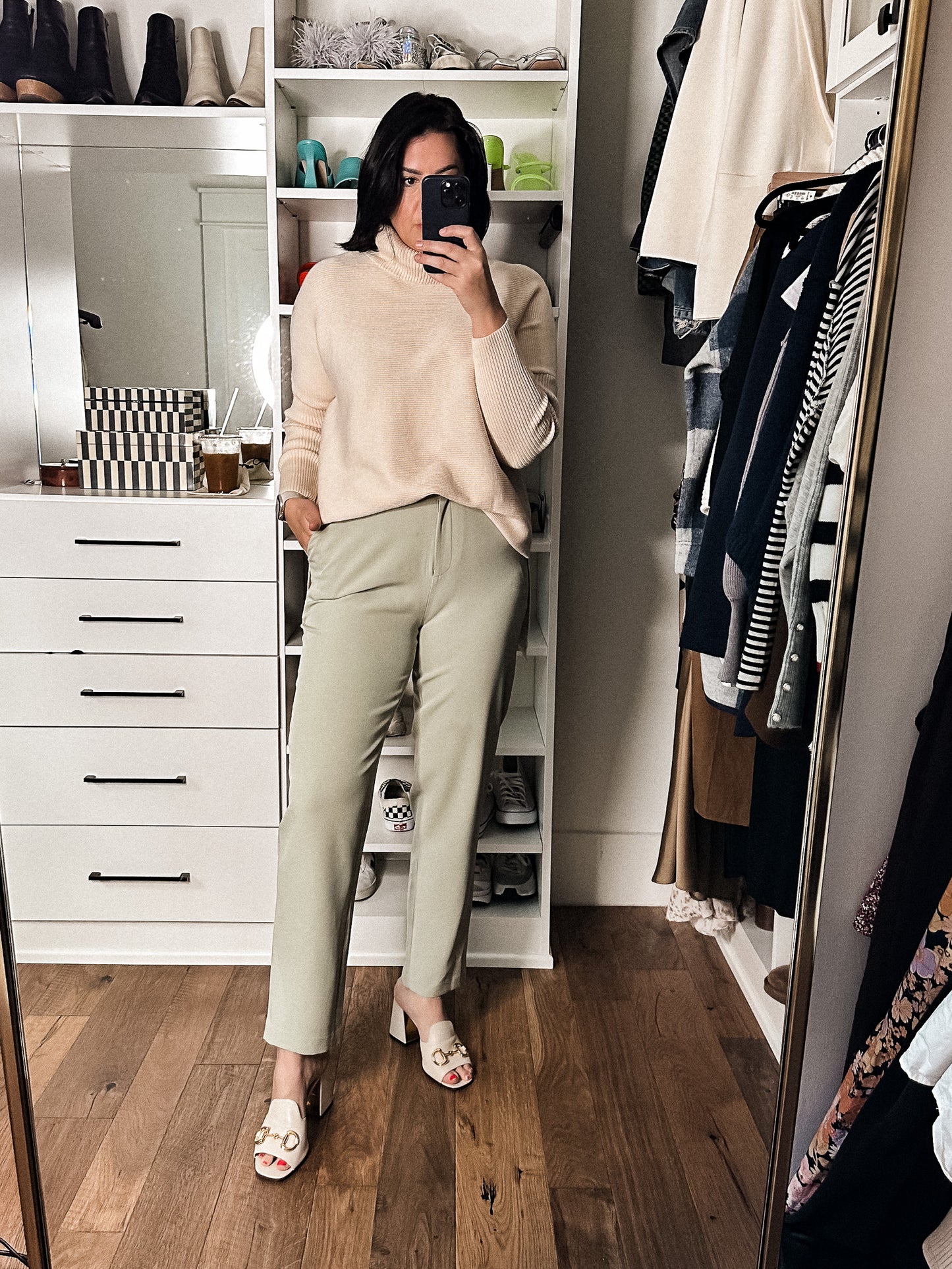 The Drop Abby Flat Front Pant
