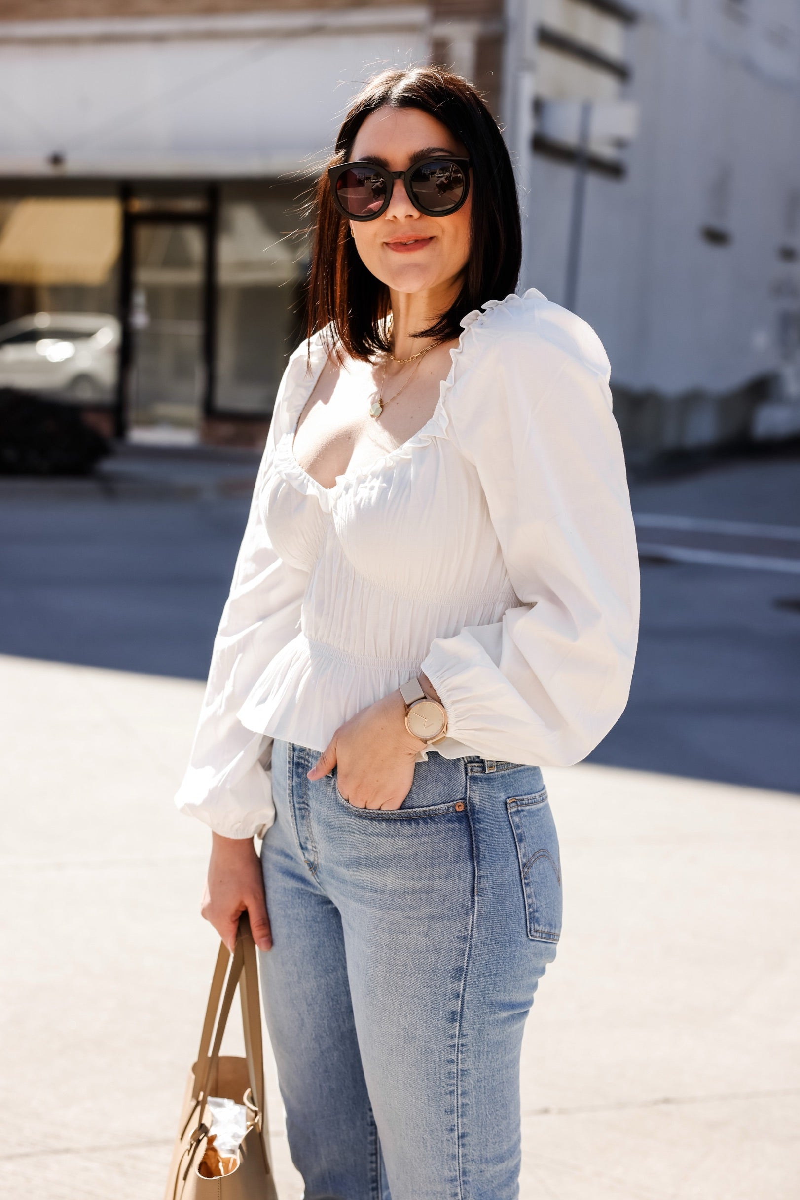 Ruffle Fern Top