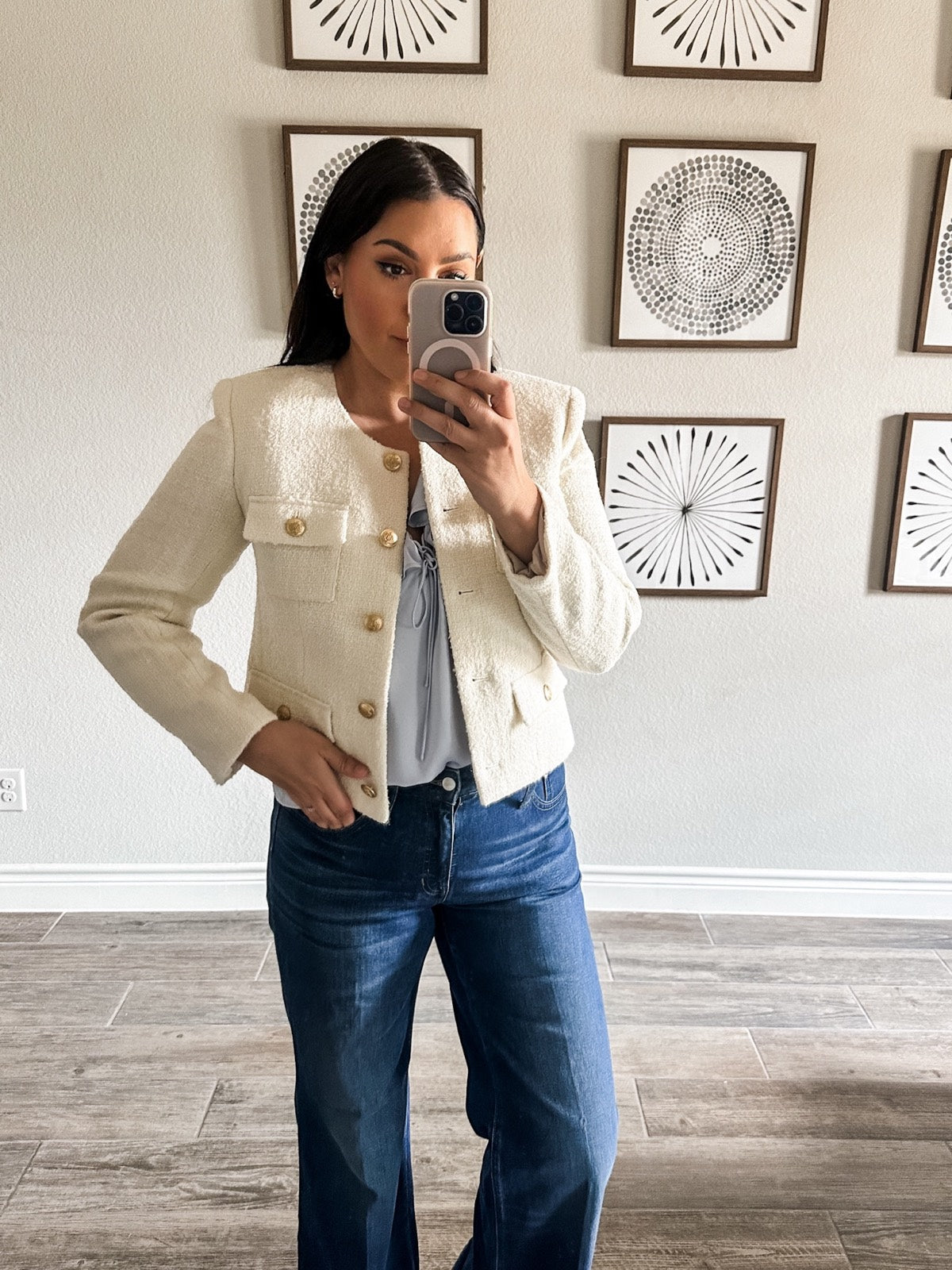 Isabelle lady jacket in tweed