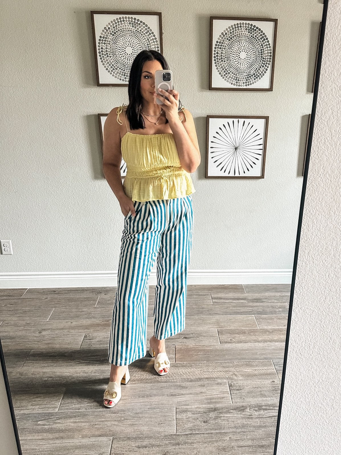 Clio Top in textured gauze