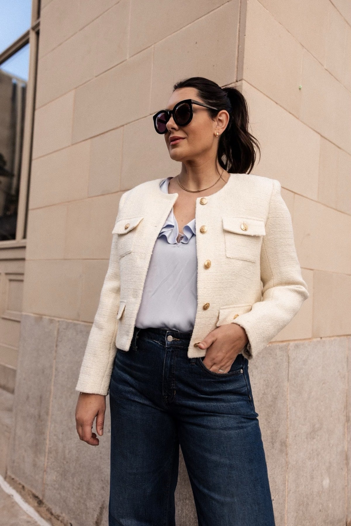 Isabelle lady jacket in tweed