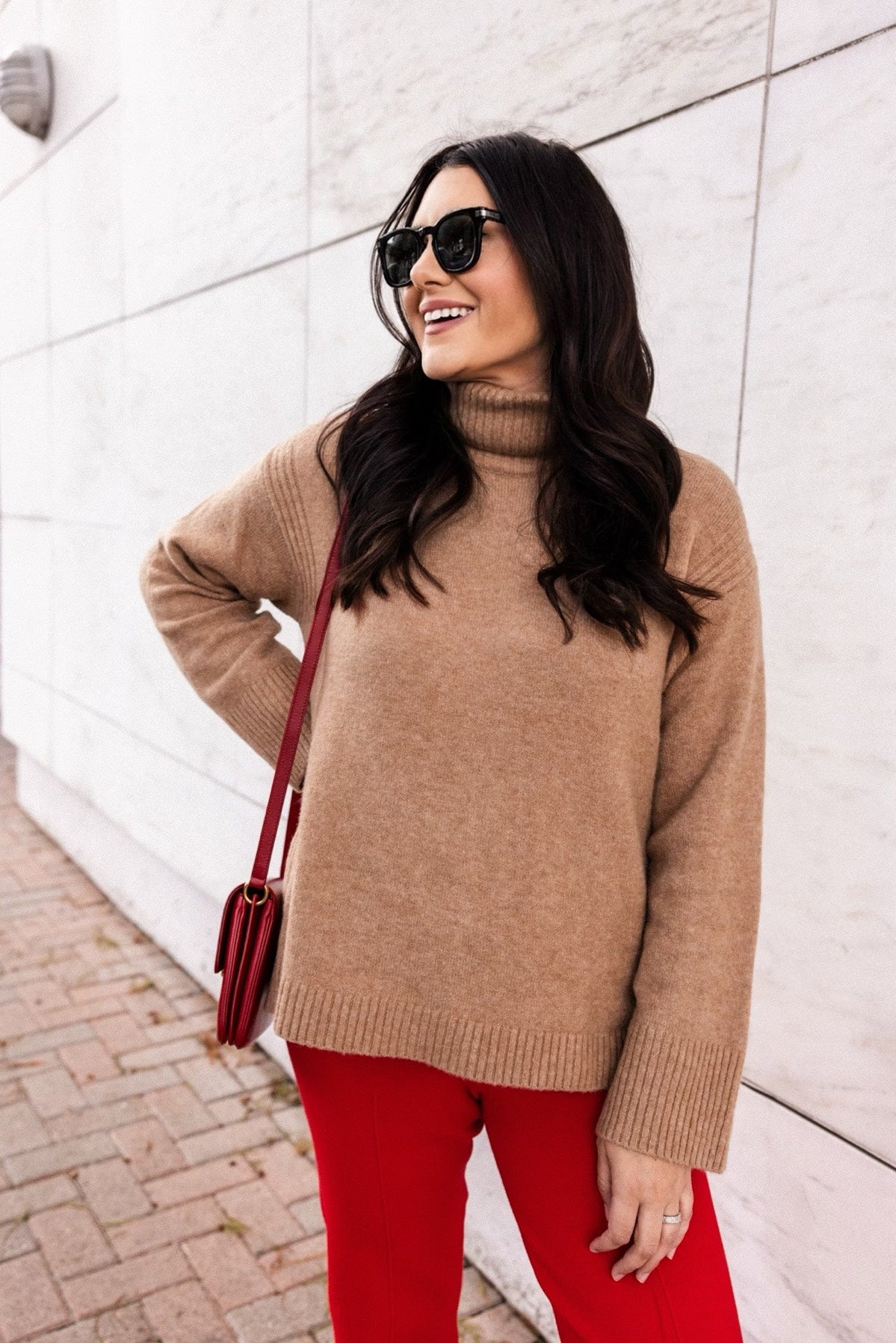 Turtleneck sweater in Supersoft yarn