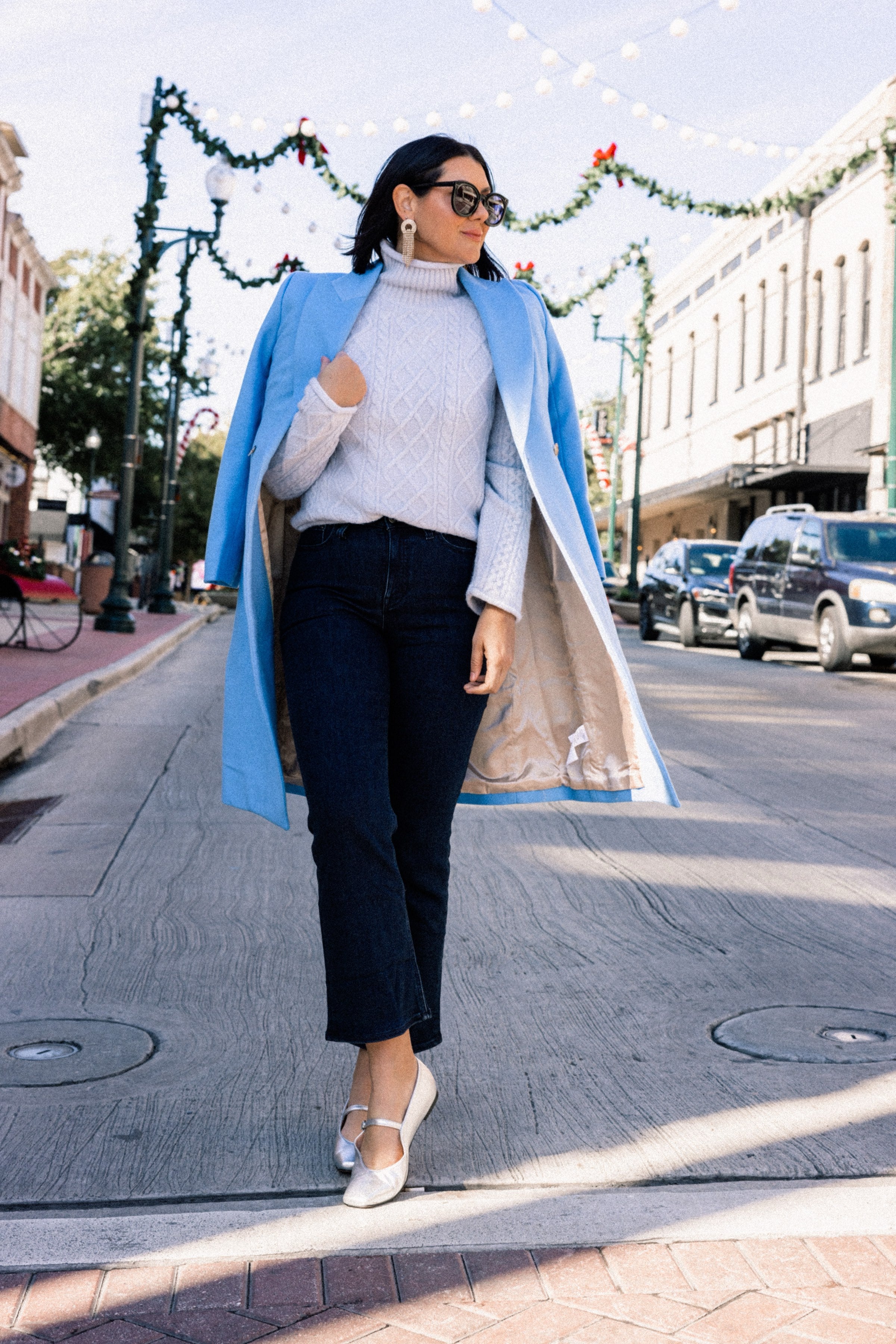 Quinn square-toe Mary Jane flats
