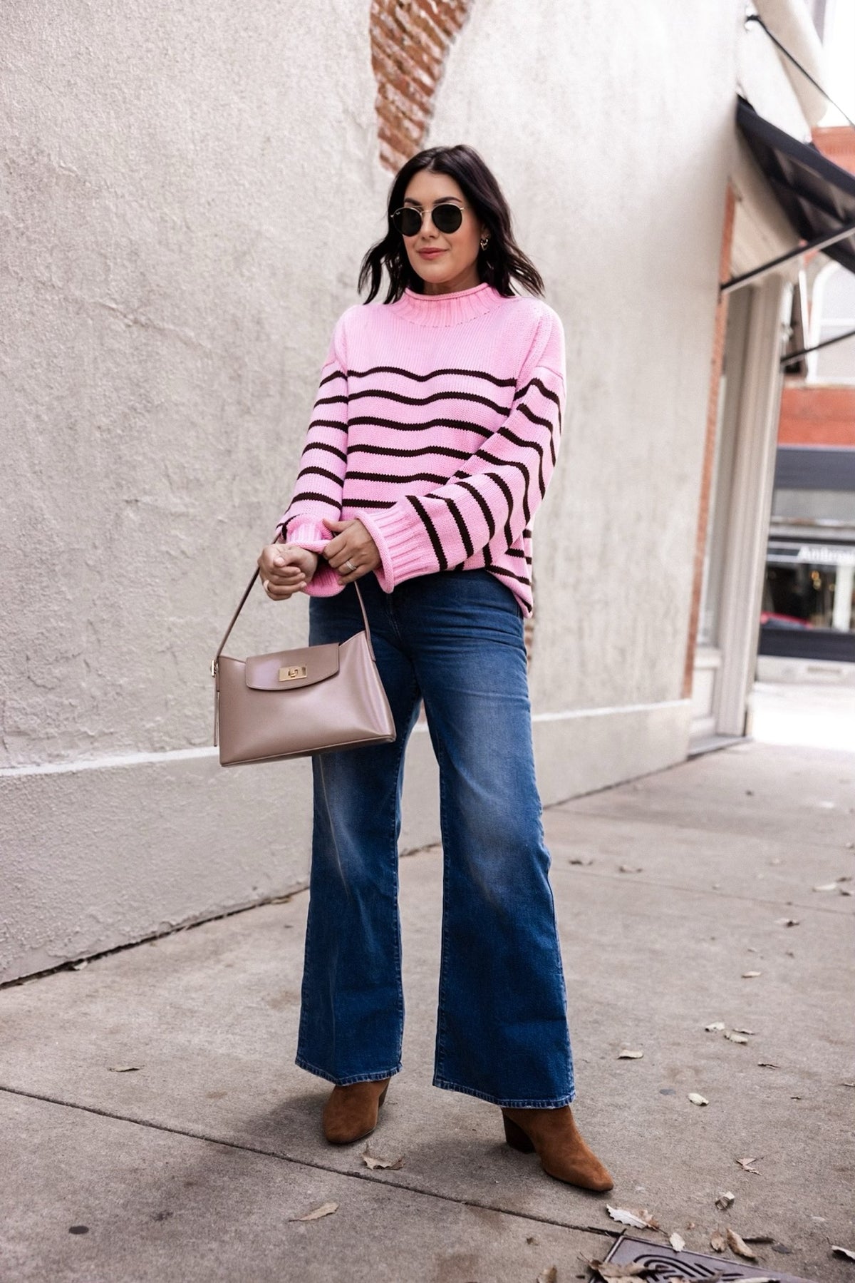 Edie Shoulder Bag in Italian Leather