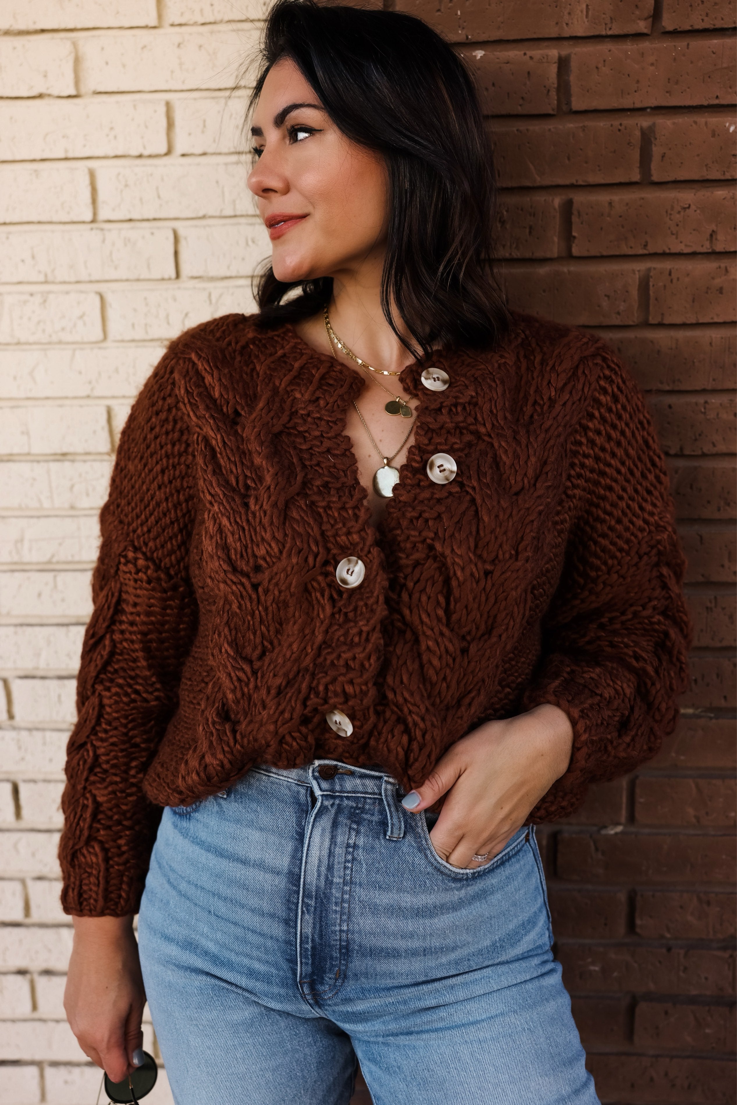 Cozy Cable Knit Cardigan