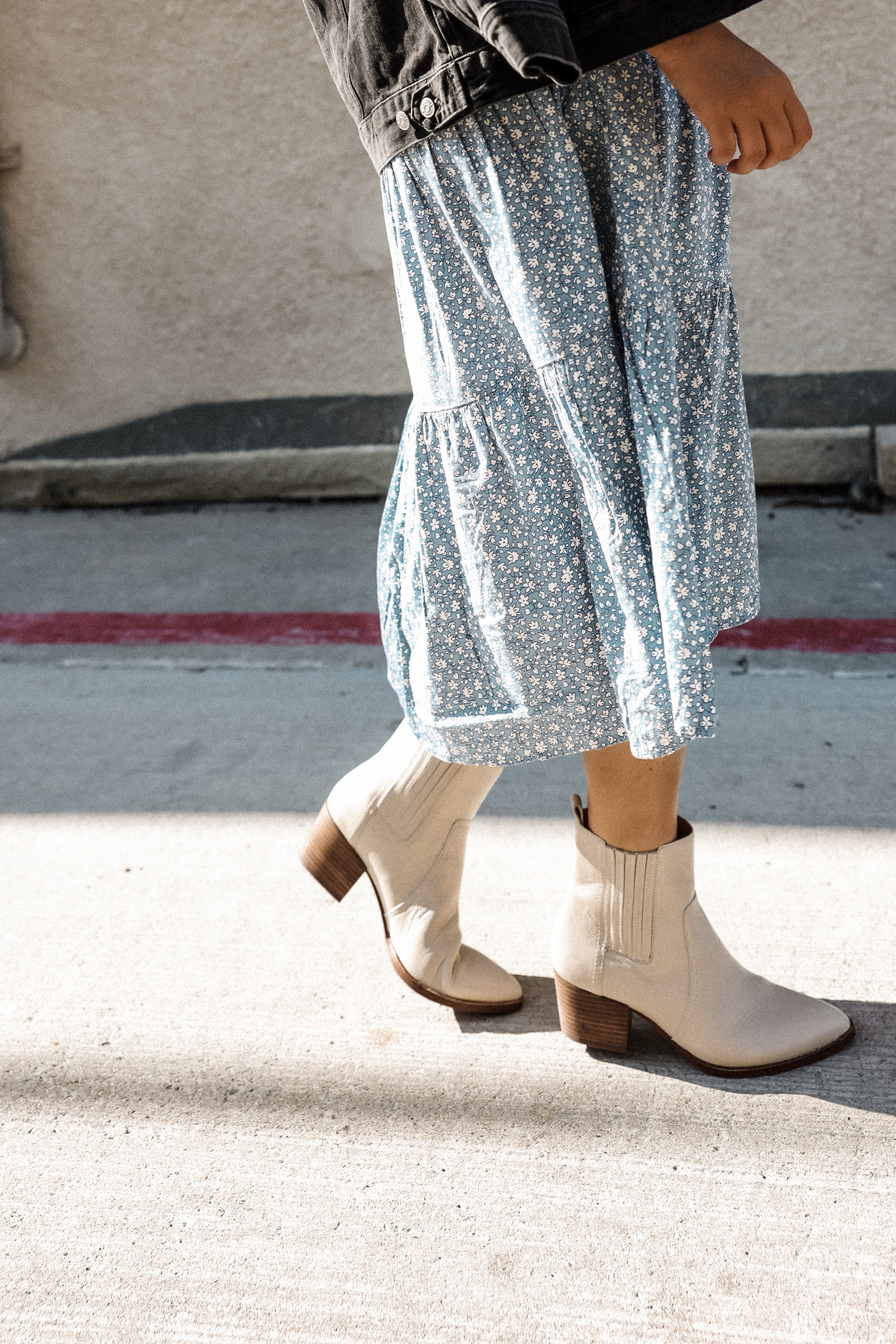 The Western Ankle Boot in Leather