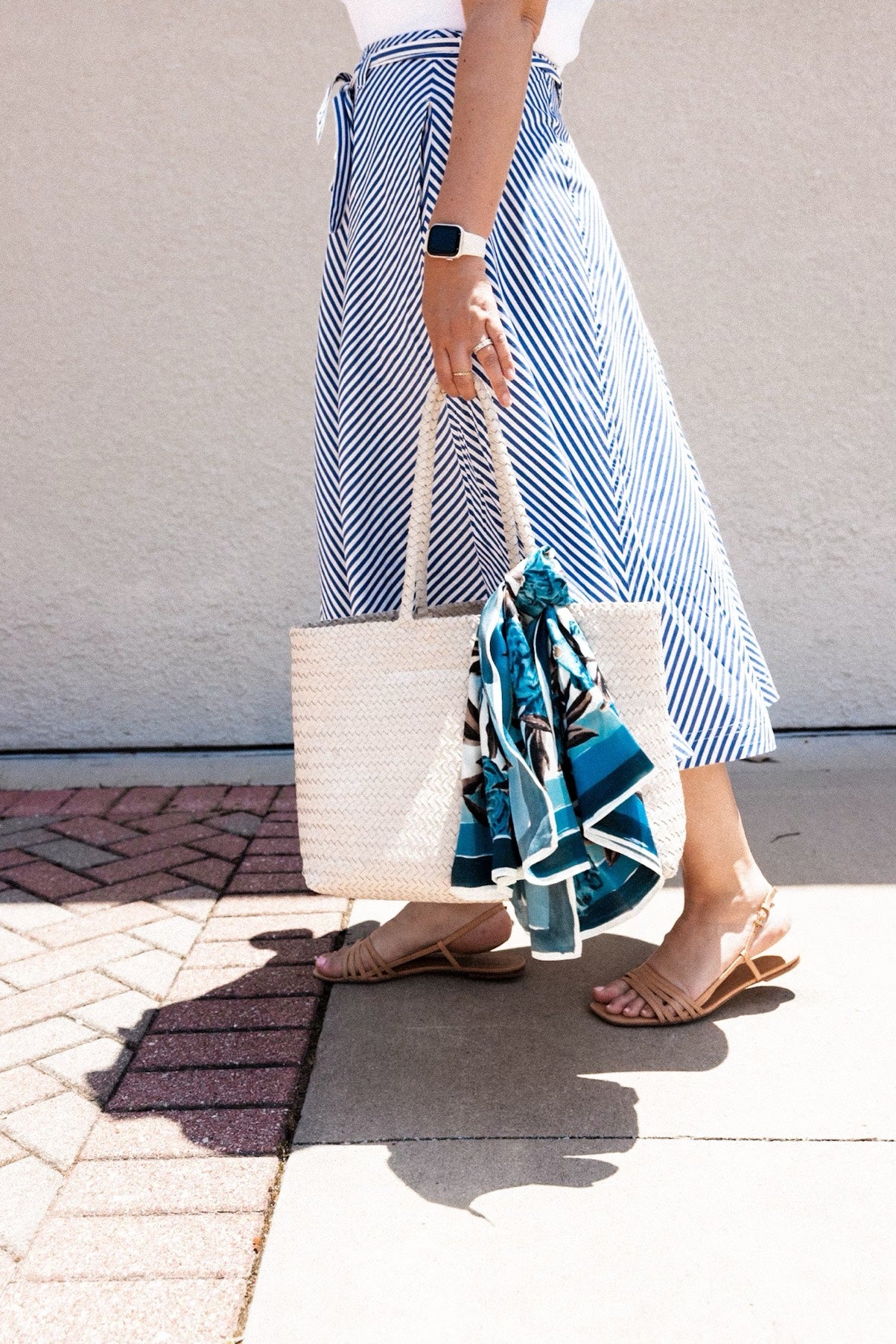 Handwoven Leather Tote