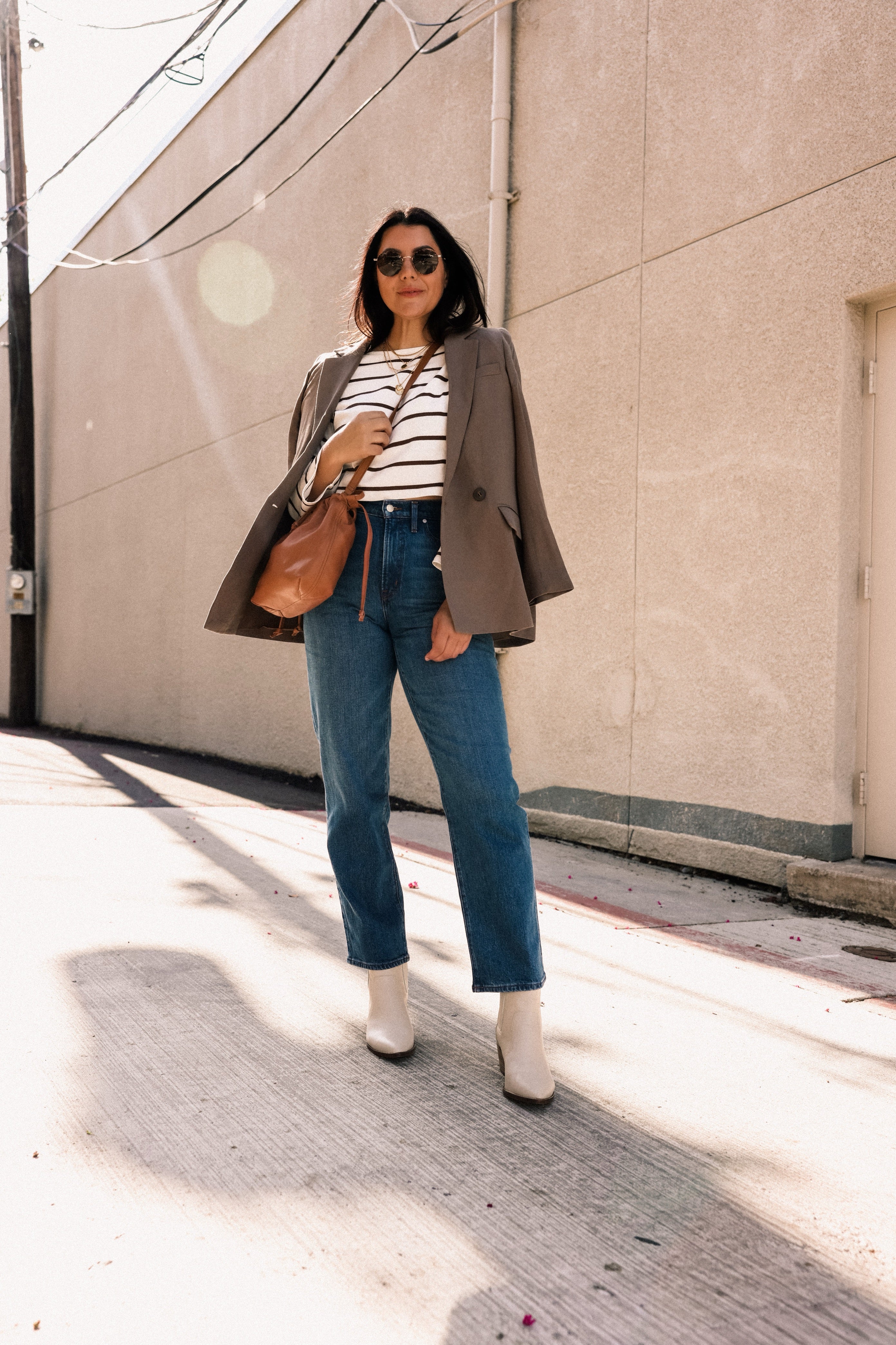 The Western Ankle Boot in Leather
