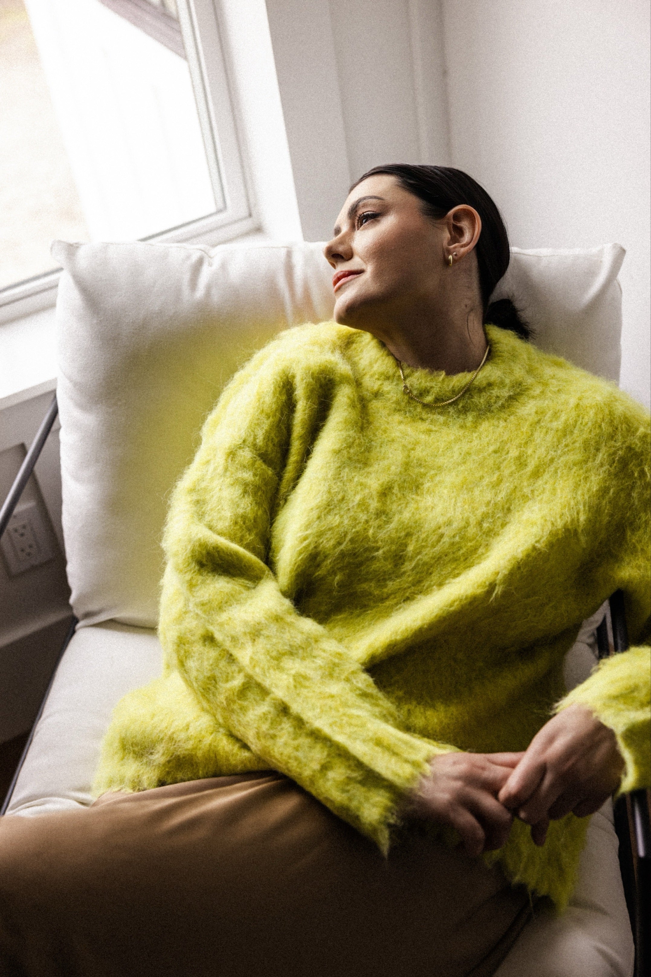 Brushed Pullover Sweater