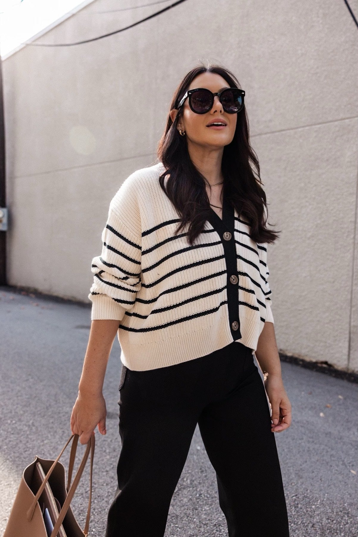 100% Organic Cotton Fisherman Boxy Cropped Cardigan