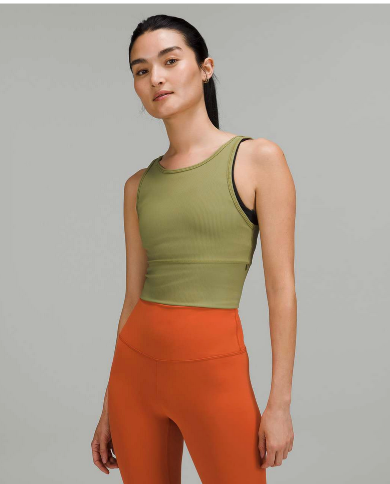 Power Pivot Ribbed Tank Top