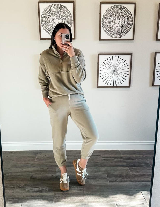 Sedona Cotton Blend Half-Zip Sweatshirt