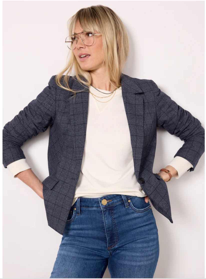 Asher Plaid Blazer