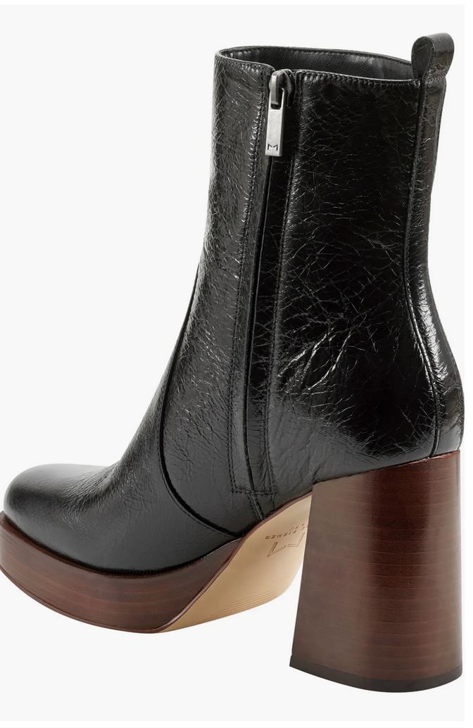 Marysa Block Heel Platform Bootie