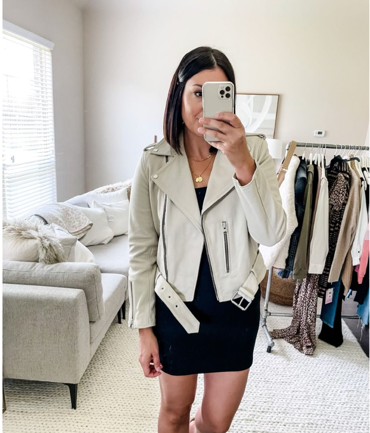 Balfern Leather Biker Jacket