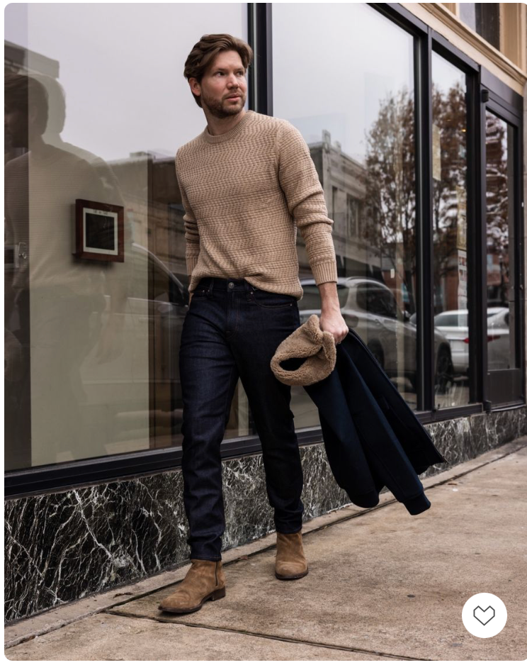 Chevron Seed Stitch Sweater