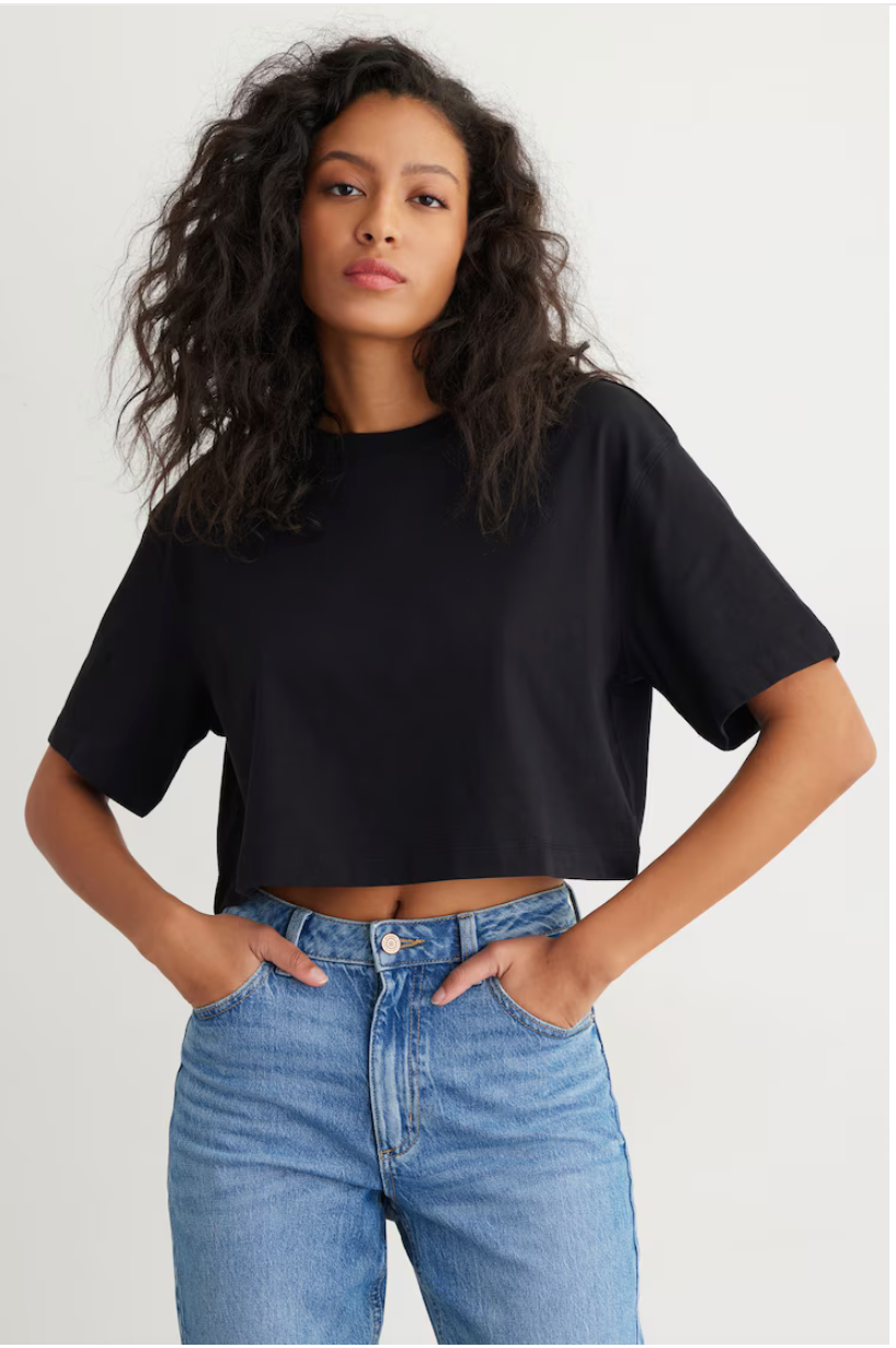 Cropped Boxy Tee