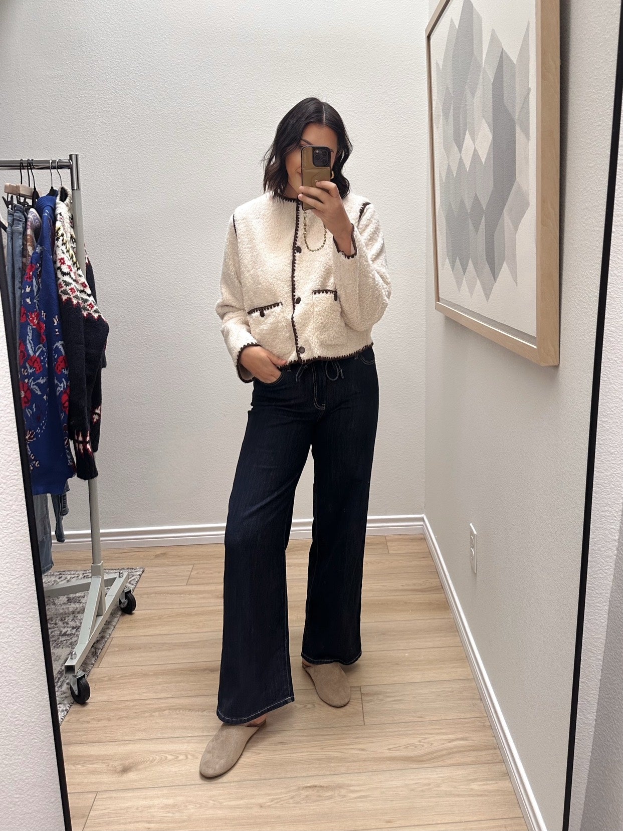 Kai Dark Wash Drawstring Jeans