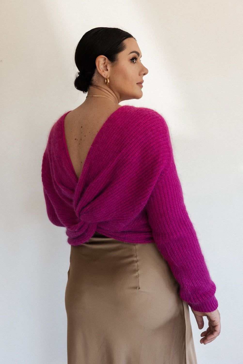 Knotted Back Sweater