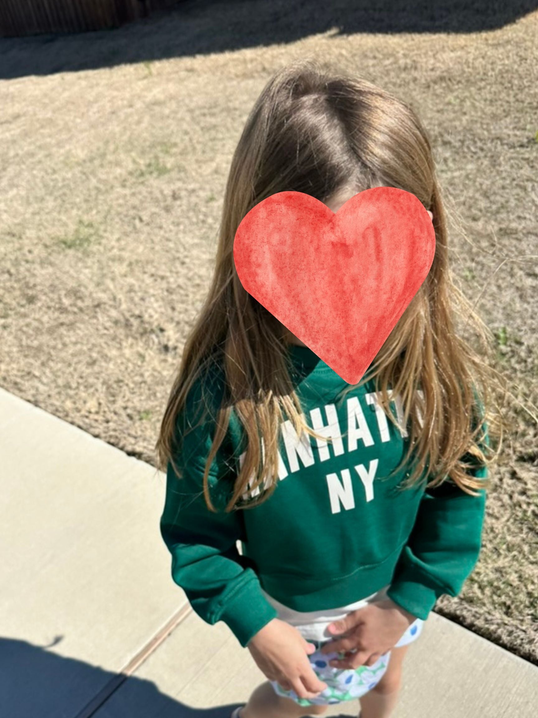Manhattan NY Cropped Sweatshirt