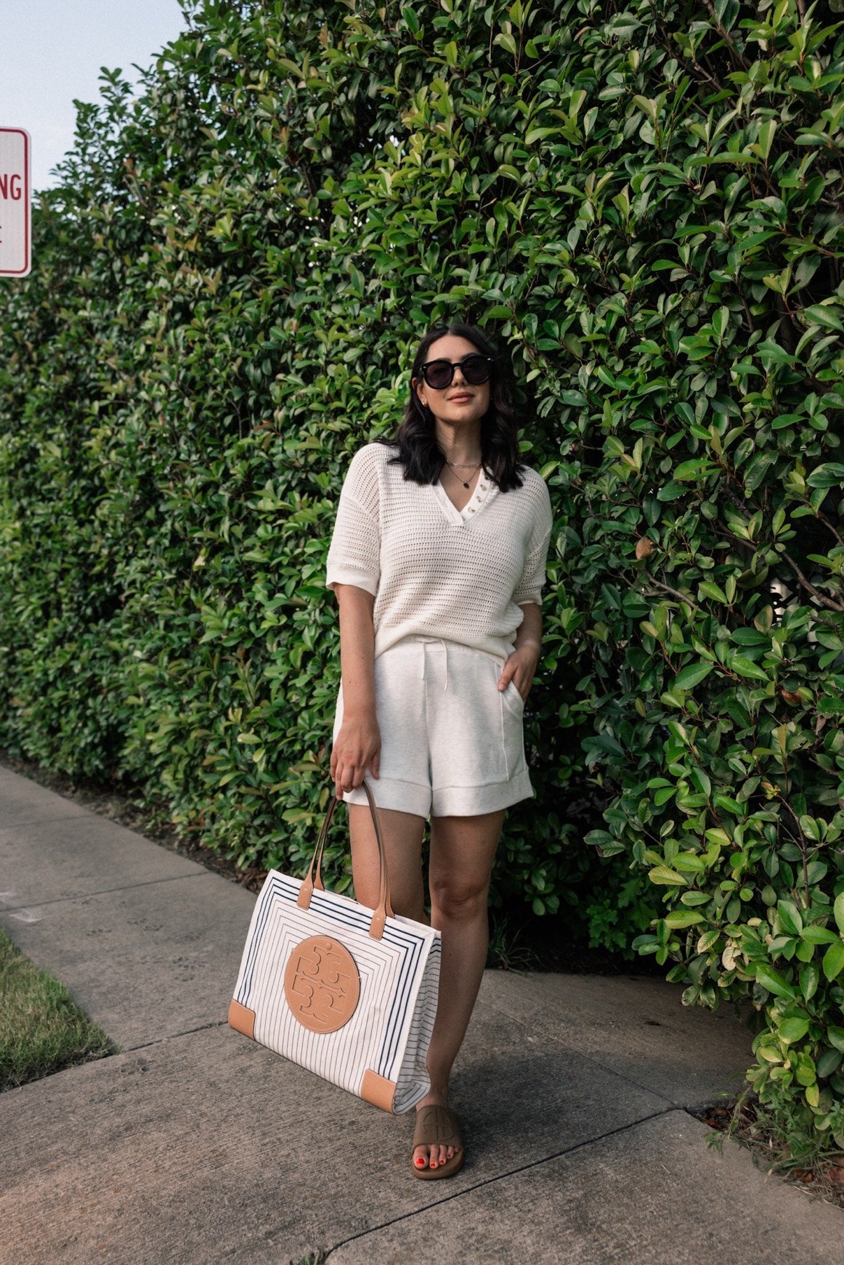 Callie Sheer Knit Cotton Top