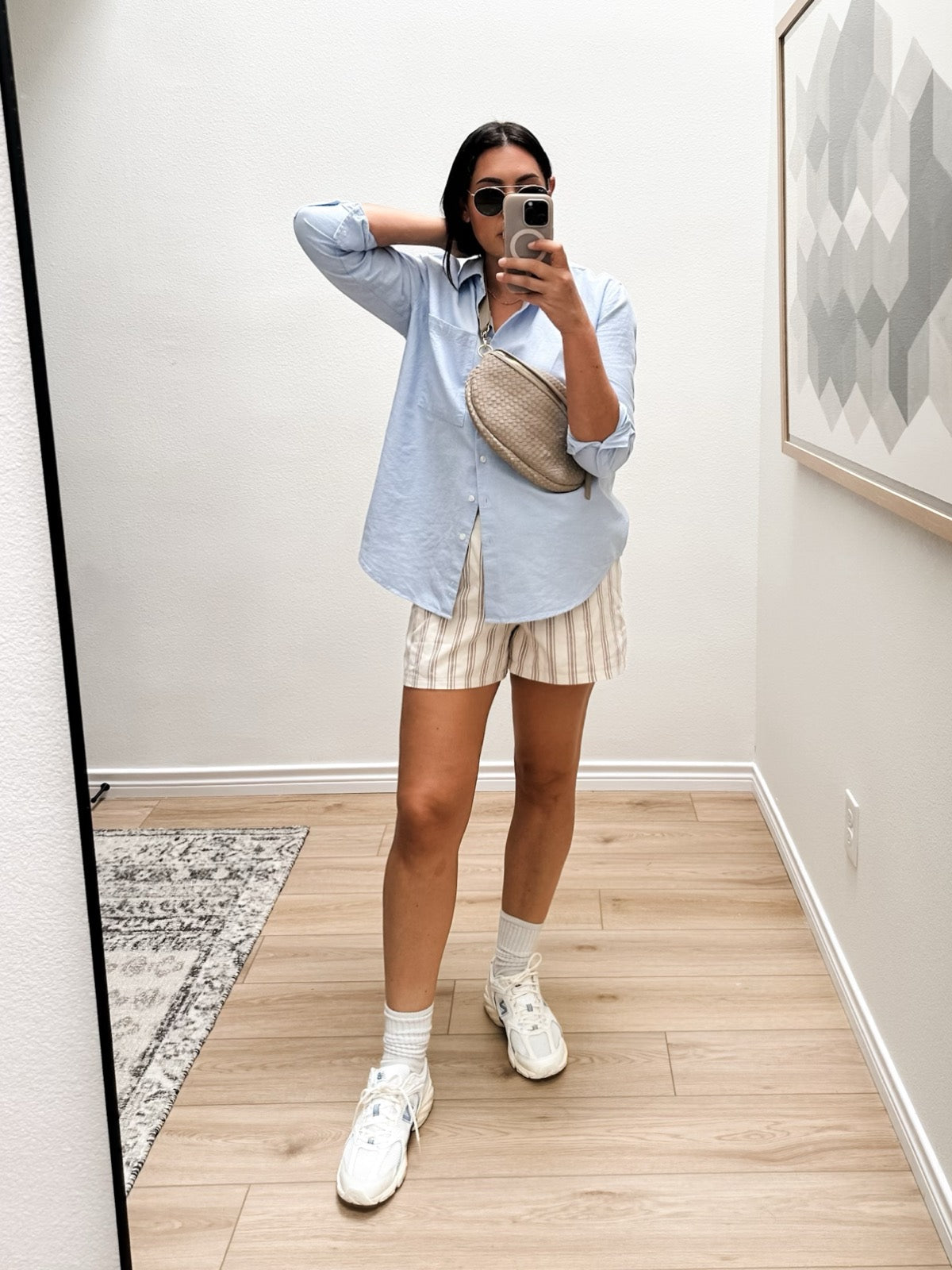 Italian Leather Handwoven Sling Bag