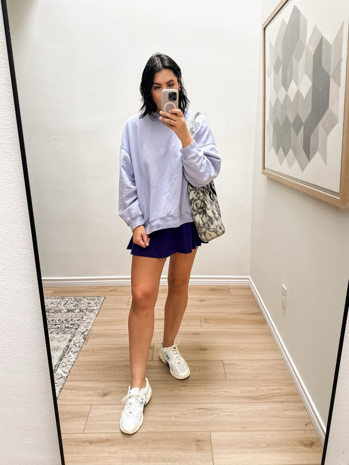 Side-Pleat High-Rise Tennis Skirt