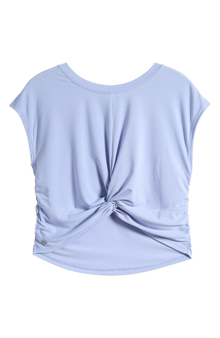 Zella Girl Kids' Crunch Time Ruched T-Shirt