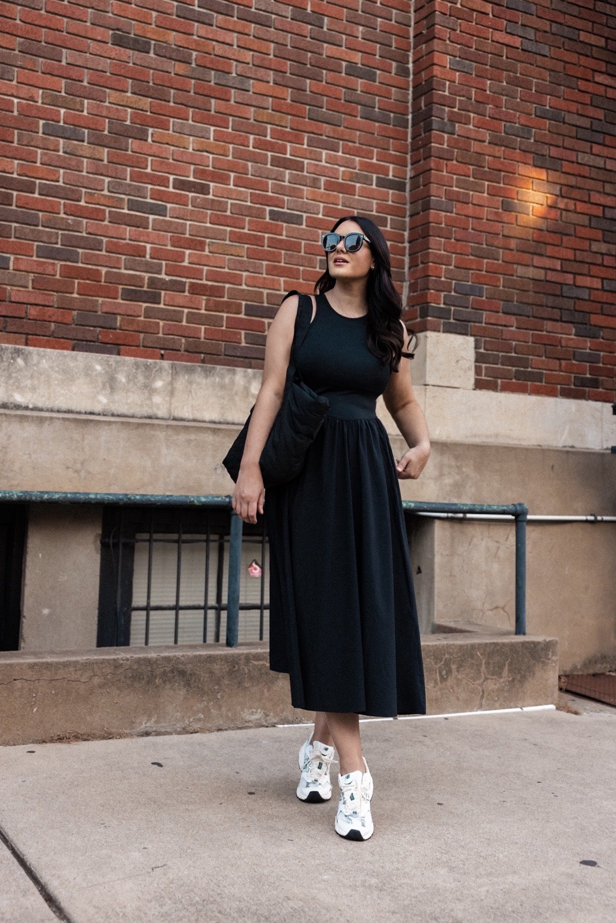 Effortless Cutout Back Hybrid Dress