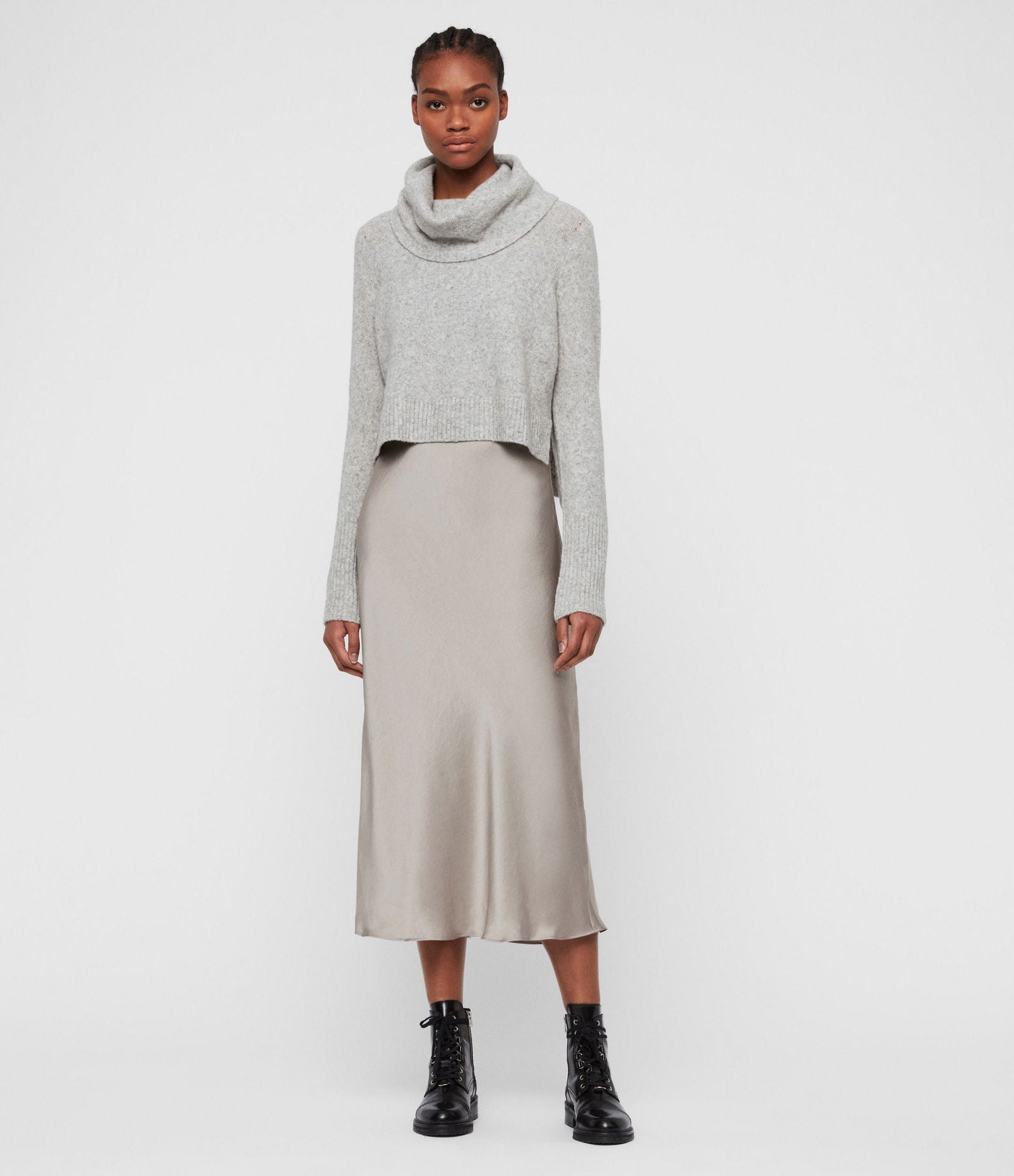 Tierny Roll Neck Sweater & Midi Dress