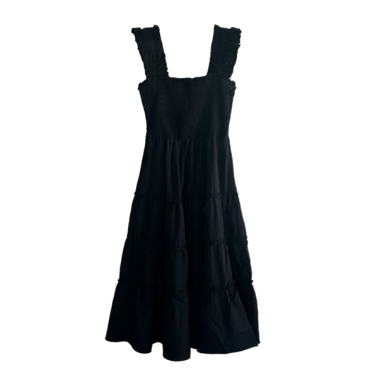 Smocked Tiered Midi Dress
