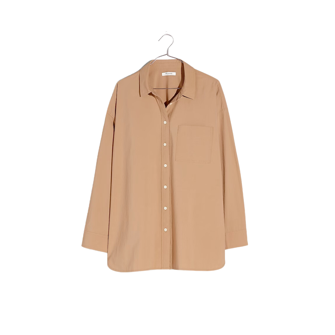 Signature Poplin Oversized Shirt